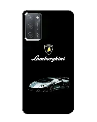 Чехол для OPPO A55 с картинкой «Логотип Lamborghini классика»