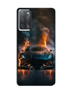 Чехол для OPPO A55 с картинкой «Lamborghini дымная эстетика»