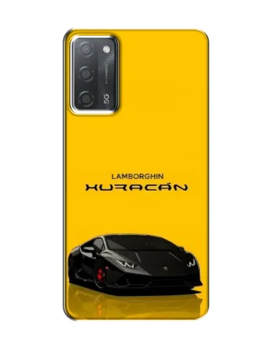 Чехол для OPPO A55 с картинкой «Lamborghini Huracan черный»