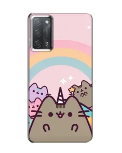 Чехол для OPPO A55 с картинкой «Единорог Pusheen»