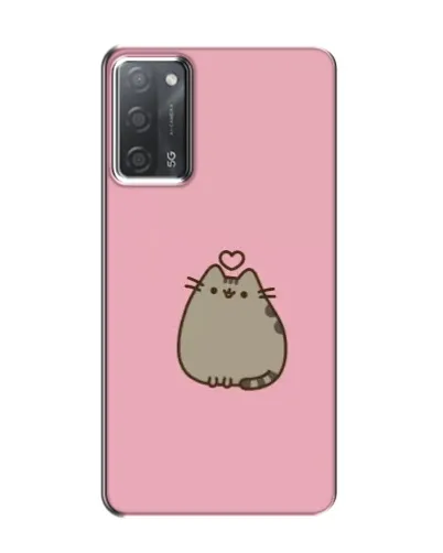 Чехол для OPPO A55 с картинкой «Pusheen сердце»