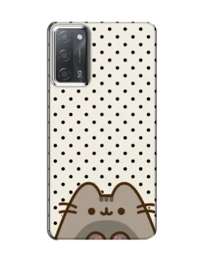 Чехол для OPPO A55 с картинкой «Пушин в горошек»