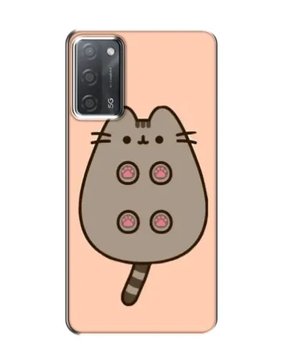 Чехол для OPPO A55 с картинкой «Пушин пузиком кверху»