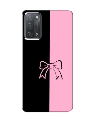 Чехол для OPPO A55 с картинкой «Половинки банта» Чехол для OPPO A55 с картинкой «Половинки банта»