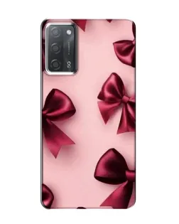 Чехол для OPPO A55 с картинкой «Бордовый атлас»