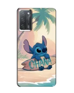Чехол для OPPO A55 с картинкой «Стич на серфе» Чехол для OPPO A55 с картинкой «Стич на серфе»