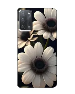 Чохол для OPPO A55 з картинкою «Білі маргаритки макро»