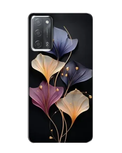 Чохол для OPPO A55 з картинкою «Лілові квіти грації»