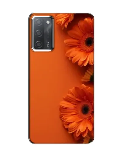 Чохол для OPPO A55 з картинкою «Помаранчеві гербери»