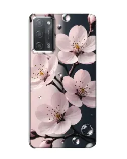 Чохол для OPPO A55 з картинкою «Ніжня сакура та краплі»