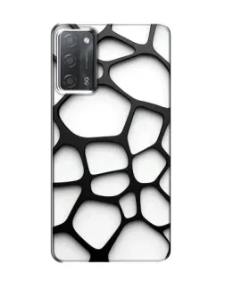 Чехол для OPPO A55 с картинкой «Белая объемная сетка» Чехол для OPPO A55 с картинкой «Белая объемная сетка»
