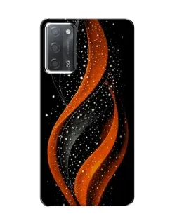 Чехол для OPPO A55 с картинкой «Огненная звездная волна»