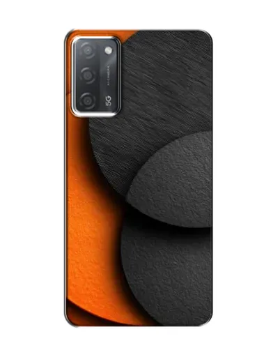 Чехол для OPPO A55 с картинкой «Геометрия оранжевых кругов» Чехол для OPPO A55 с картинкой «Геометрия оранжевых кругов»