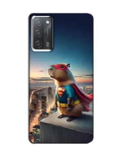 Чехол для OPPO A55 с картинкой «Капи-мен супергерой»
