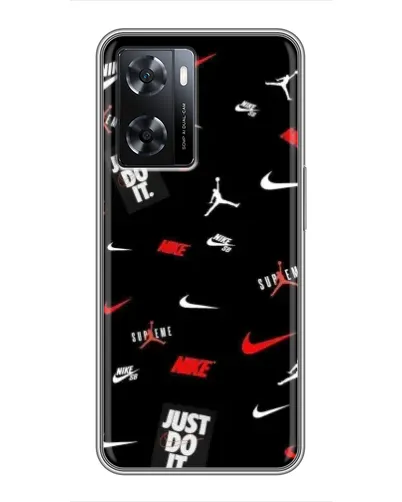 Чохол для OPPO A57s з картинкою «Nike Mix Pattern»