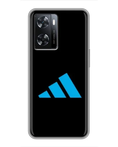 Чохол для OPPO A57s з картинкою «Adidas Cyan Logo»