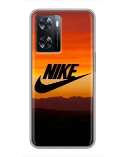 Чохол для OPPO A57s з картинкою «Nike — вечірній горизонт»