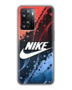 Чохол для OPPO A57s з картинкою «Градієнтний принт Найк»