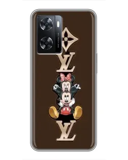 Чехол для OPPO A57s с картинкой «LV и Микки Маус»