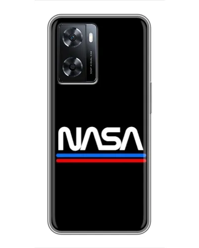 Чехол для OPPO A57s с картинкой «NASA — классика Red Blue»