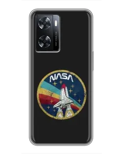 Чохол для OPPO A57s з картинкою «NASA — емблема місії»