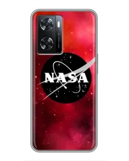 Чохол для OPPO A57s з картинкою «NASA — червона туманність»