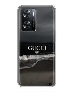 Чехол для OPPO A57s с картинкой «Gucci — морской прибой» Чехол для OPPO A57s с картинкой «Gucci — морской прибой»