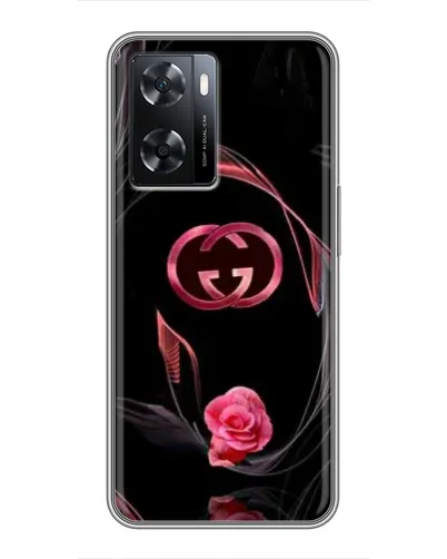 Чехол для OPPO A57s с картинкой «Gucci — неоновая роза»
