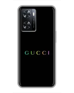 Чехол для OPPO A57s с картинкой «Gucci — неоновый минимализм» Чехол для OPPO A57s с картинкой «Gucci — неоновый минимализм»