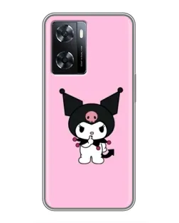 Чехол для OPPO A57s с картинкой «Kuromi — розовая нежность»