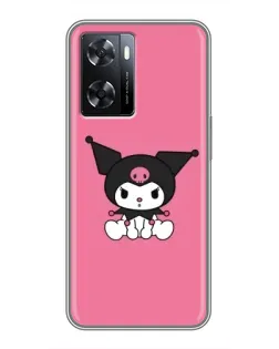 Чехол для OPPO A57s с картинкой «Хмурая Kuromi»