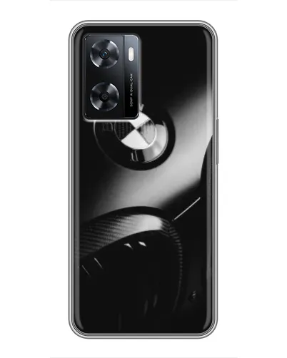 Чехол для OPPO A57s с картинкой «Эмблема BMW — макро»