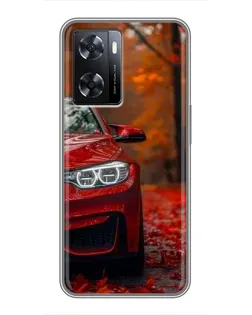 Чехол для OPPO A57s с картинкой «Осенняя BMW M4»