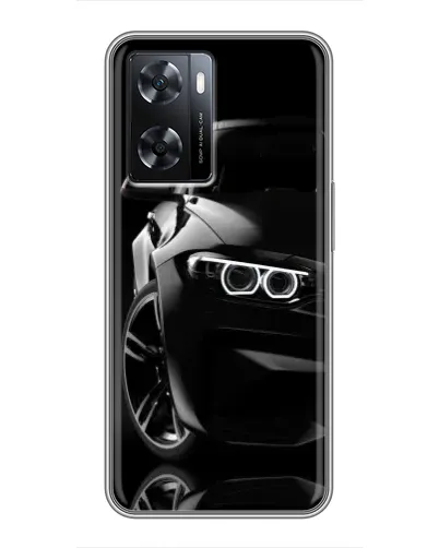 Чехол для OPPO A57s с картинкой «Черная BMW — профиль» Чехол для OPPO A57s с картинкой «Черная BMW — профиль»