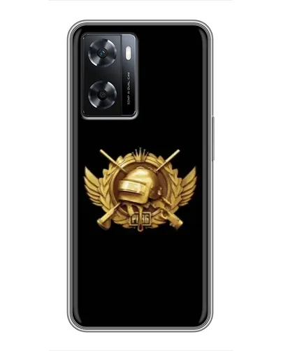 Чохол для OPPO A57s з картинкою «PUBG — помаранчевий градієнт»
