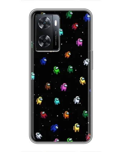 Чохол для OPPO A57s з картинкою «Екіпаж Among Us»