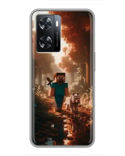 Чохол для OPPO A57s з картинкою «Стів у лісі»