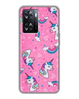Чохол для OPPO A57s з картинкою «Unicorn паттерн рожевий» Чохол для OPPO A57s з картинкою «Unicorn паттерн рожевий»