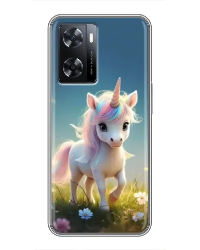 Чохол для OPPO A57s з картинкою «Єдиноріг на галявині» Чохол для OPPO A57s з картинкою «Єдиноріг на галявині»