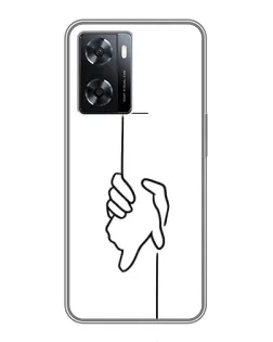 Чохол для OPPO A57s з картинкою «Рука тримає» Чохол для OPPO A57s з картинкою «Рука тримає»
