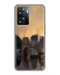 Чехол для OPPO A57s с картинкой «Дорога к вере»