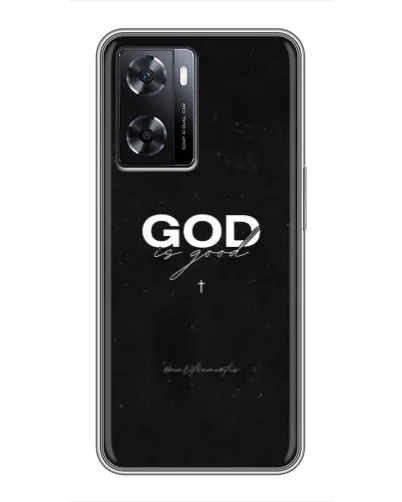 Чехол для OPPO A57s с картинкой «GOD — Бог над всем»