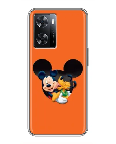 Чохол для OPPO A57s з картинкою «Серце Міккі Мінні»
