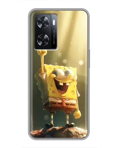Чохол для OPPO A57s з картинкою «Сяючий Спанч Боб» Чохол для OPPO A57s з картинкою «Сяючий Спанч Боб»
