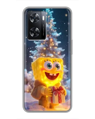 Чохол для OPPO A57s з картинкою «Різдвяний Спанч Боб» Чохол для OPPO A57s з картинкою «Різдвяний Спанч Боб»