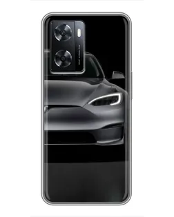 Чохол для OPPO A57s з картинкою «Tesla Model S Look»