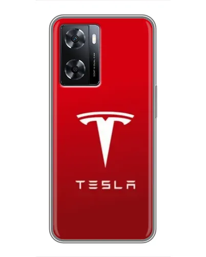 Чехол для OPPO A57s с картинкой «Tesla Red Classic»