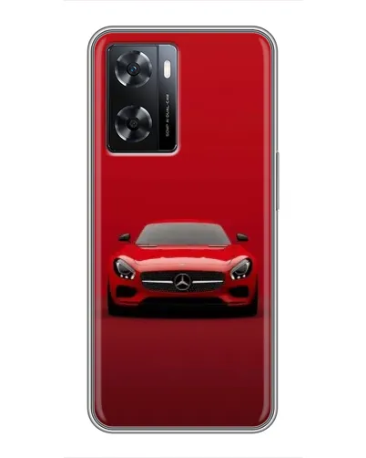 Чехол для OPPO A57s с картинкой «Красный Mercedes AMG»