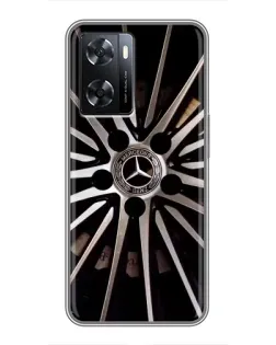 Чехол для OPPO A57s с картинкой «Диск Mercedes»