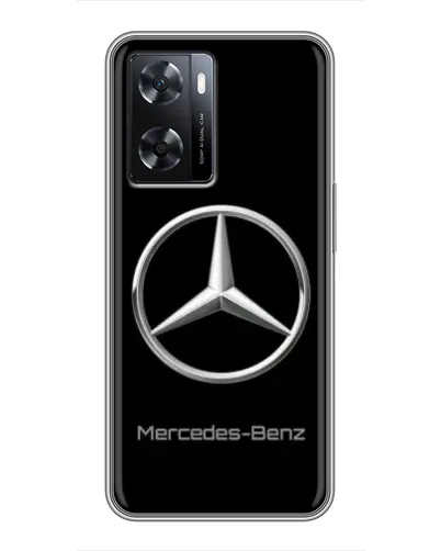 Чехол для OPPO A57s с картинкой «Mercedes Silver Logo»